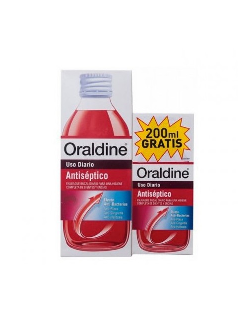 ORALDINE ANTISEPTICO PACK 400ML +200 ML